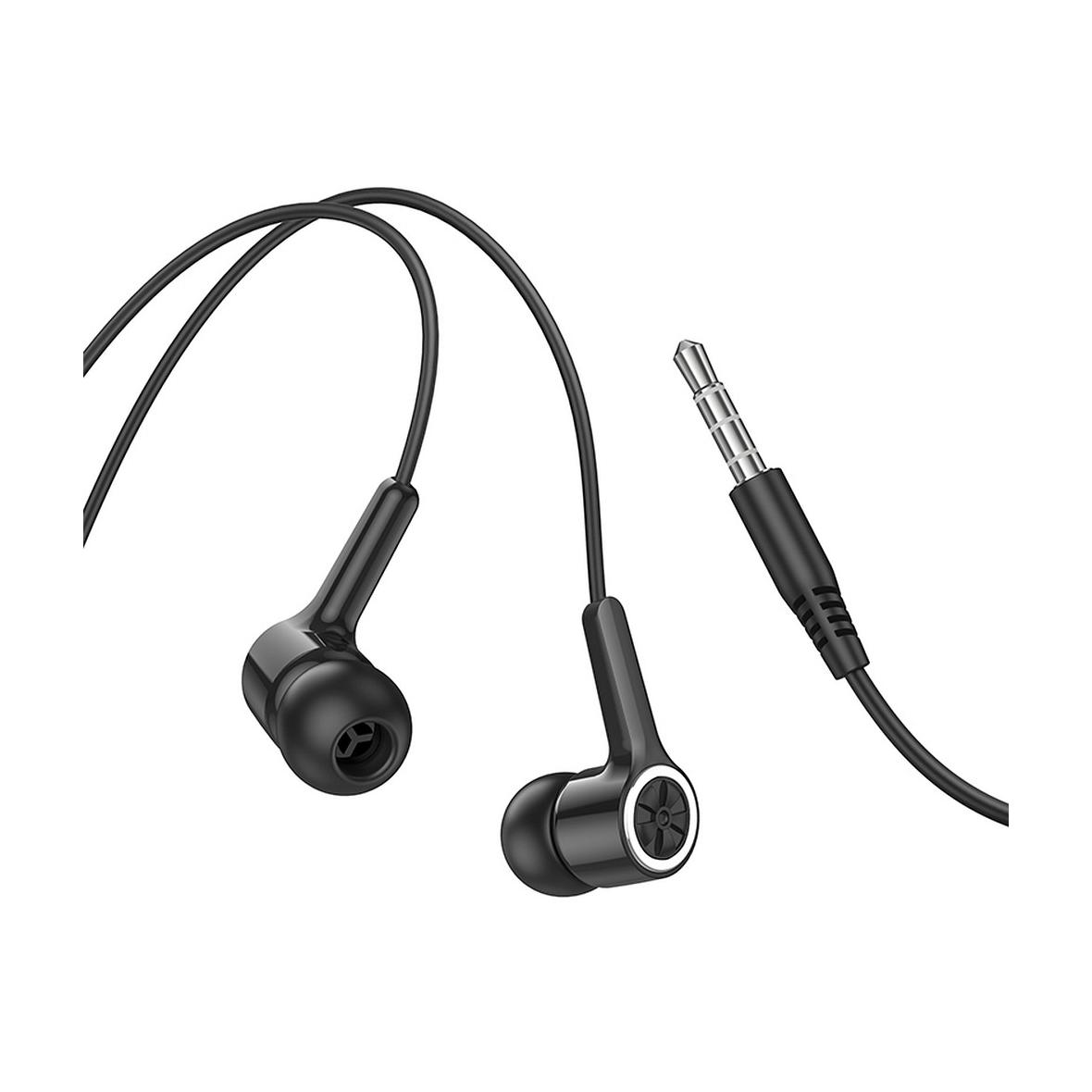 Słuchawki przewodowe douszne Jack 3,5 mm Hoco M104 czarne