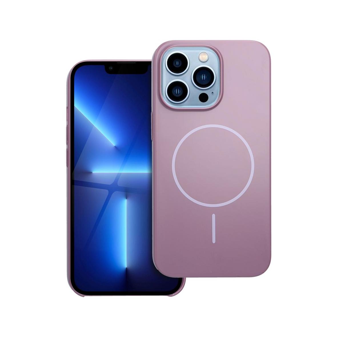 Etui na iPhone 13 PRO Glossy Mag Cover zgodny z MagSafe fioletowe