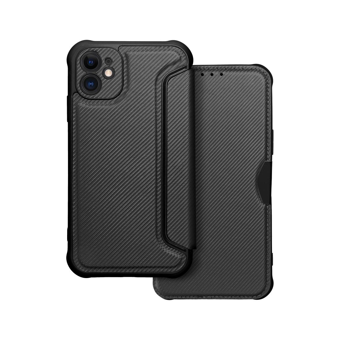 Etui z klapką na iPhone 11 Razor Book czarne