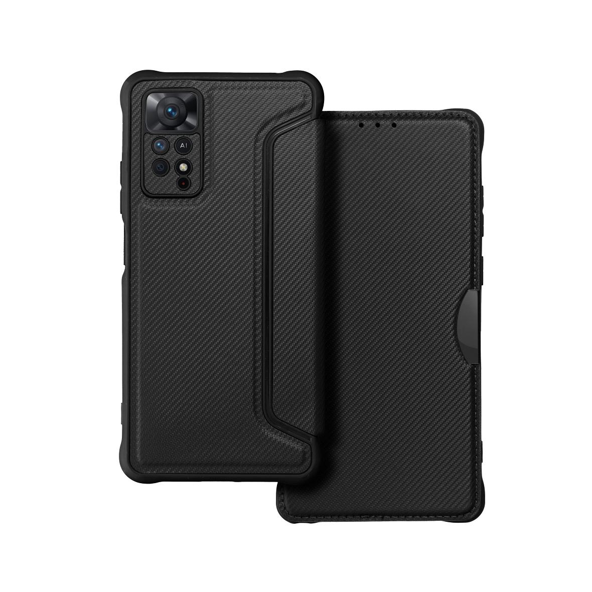 Etui z klapką na Xiaomi Redmi NOTE 11 PRO / 11 PRO 5G Razor Book czarne