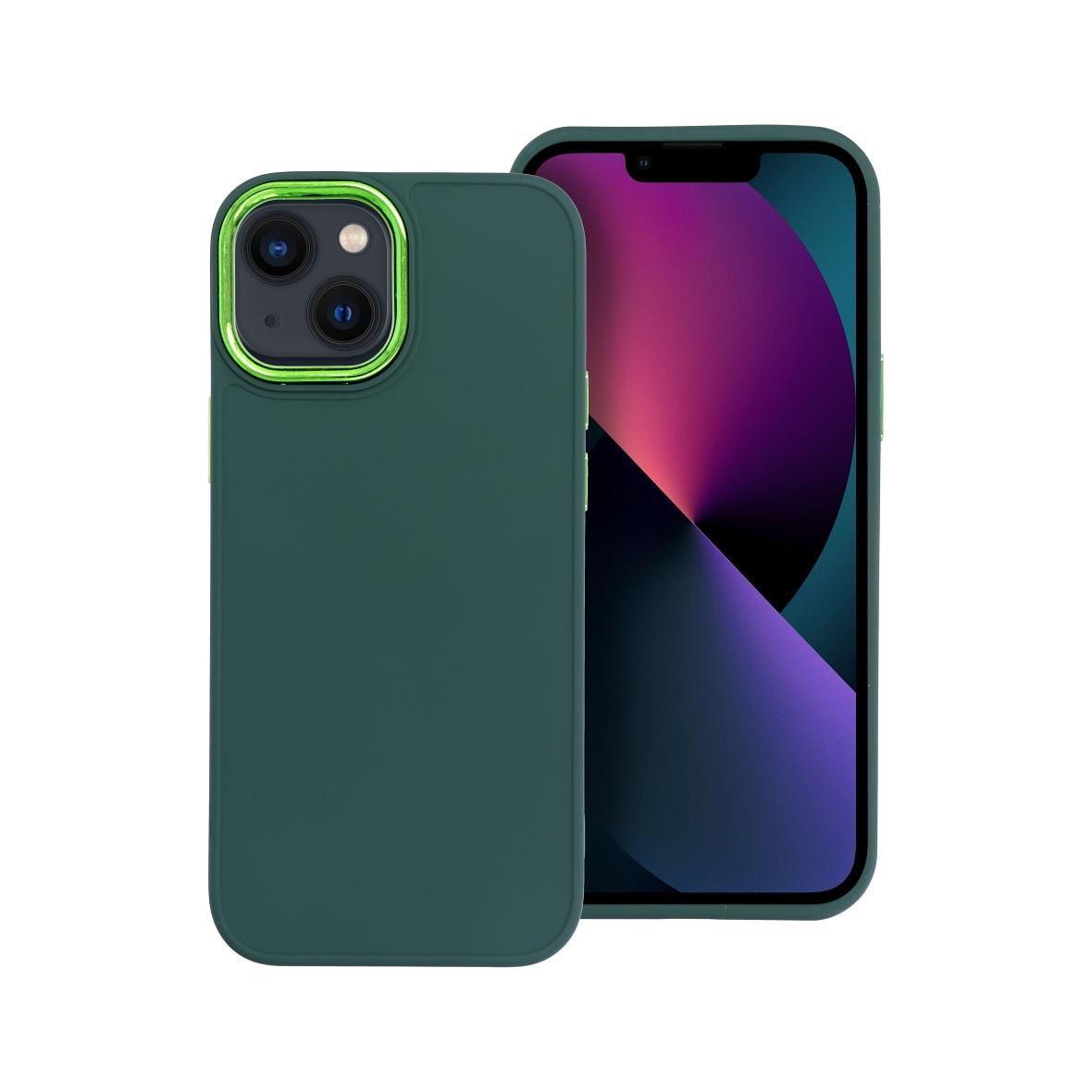 Futerał do iPhone 13 MINI Frame zielony