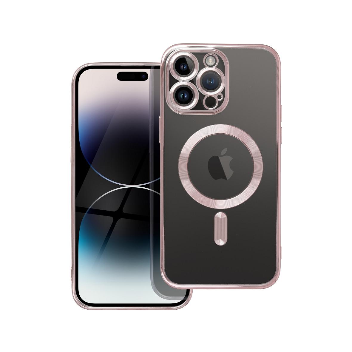Futerał do iPhone 17 PRO Electro Mag Cover zgodny z MagSafe złoty róż