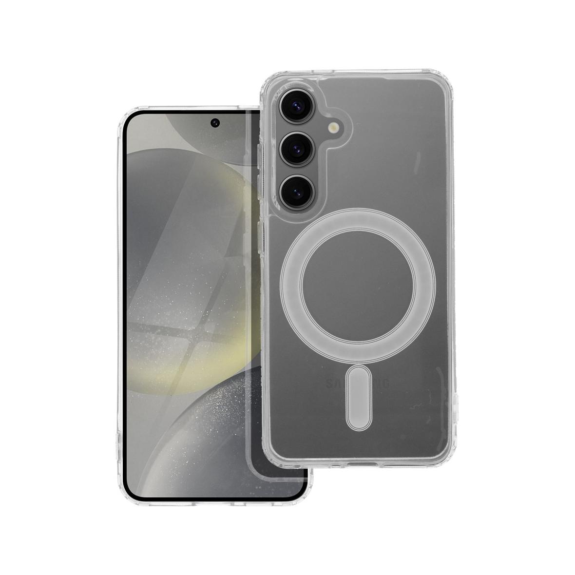 Futerał do Samsung S24 Clear Mag Cover (STR) zgodny z MagSafe transparentny