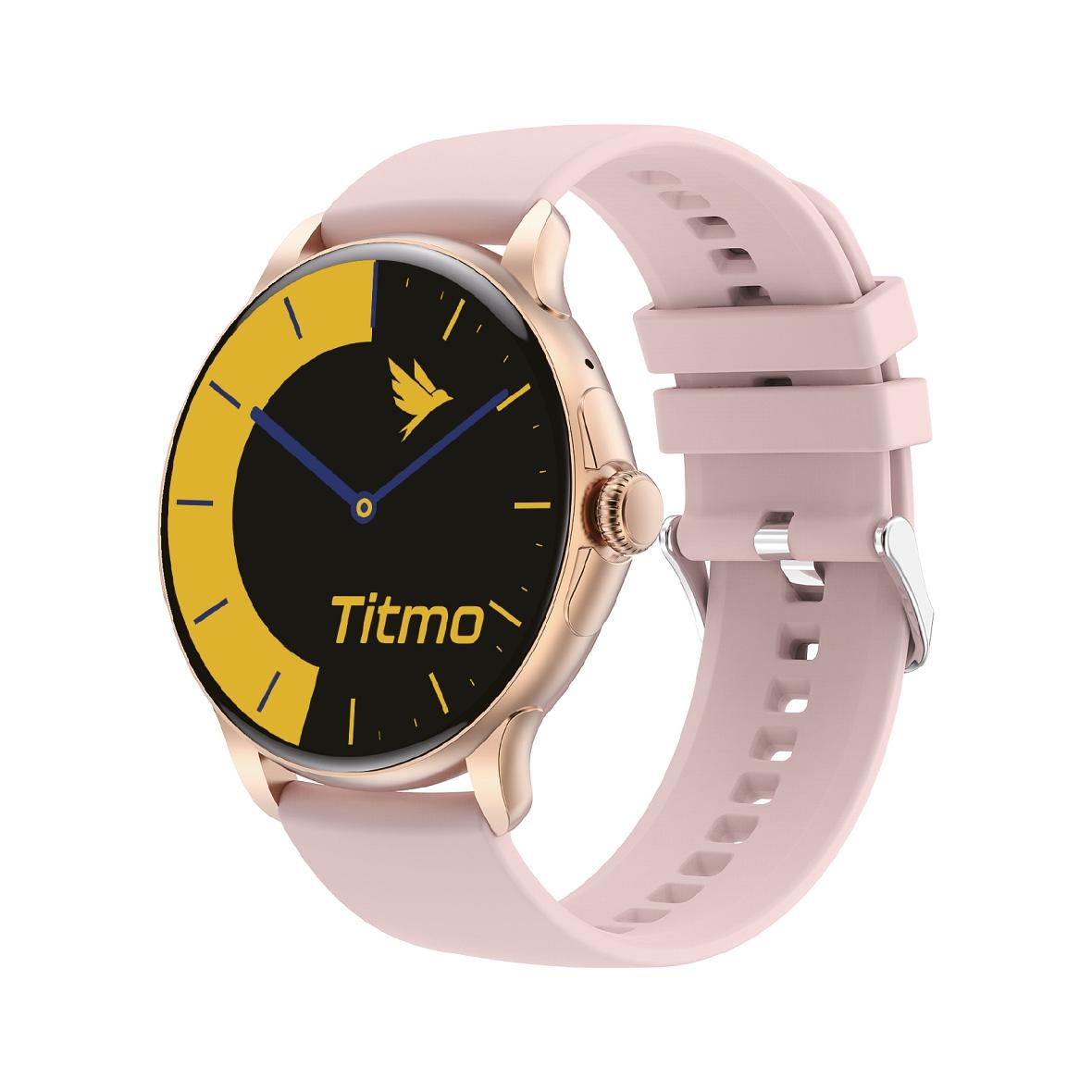 Smartwatch TITMO O-150 (AMOLED, bluetooth call) różowy 0INT