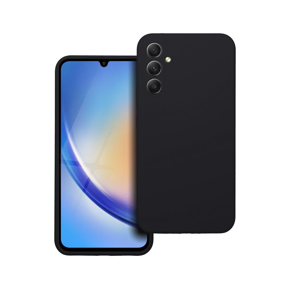Futerał do Samsung A34 5G Silicone 2mm czarny
