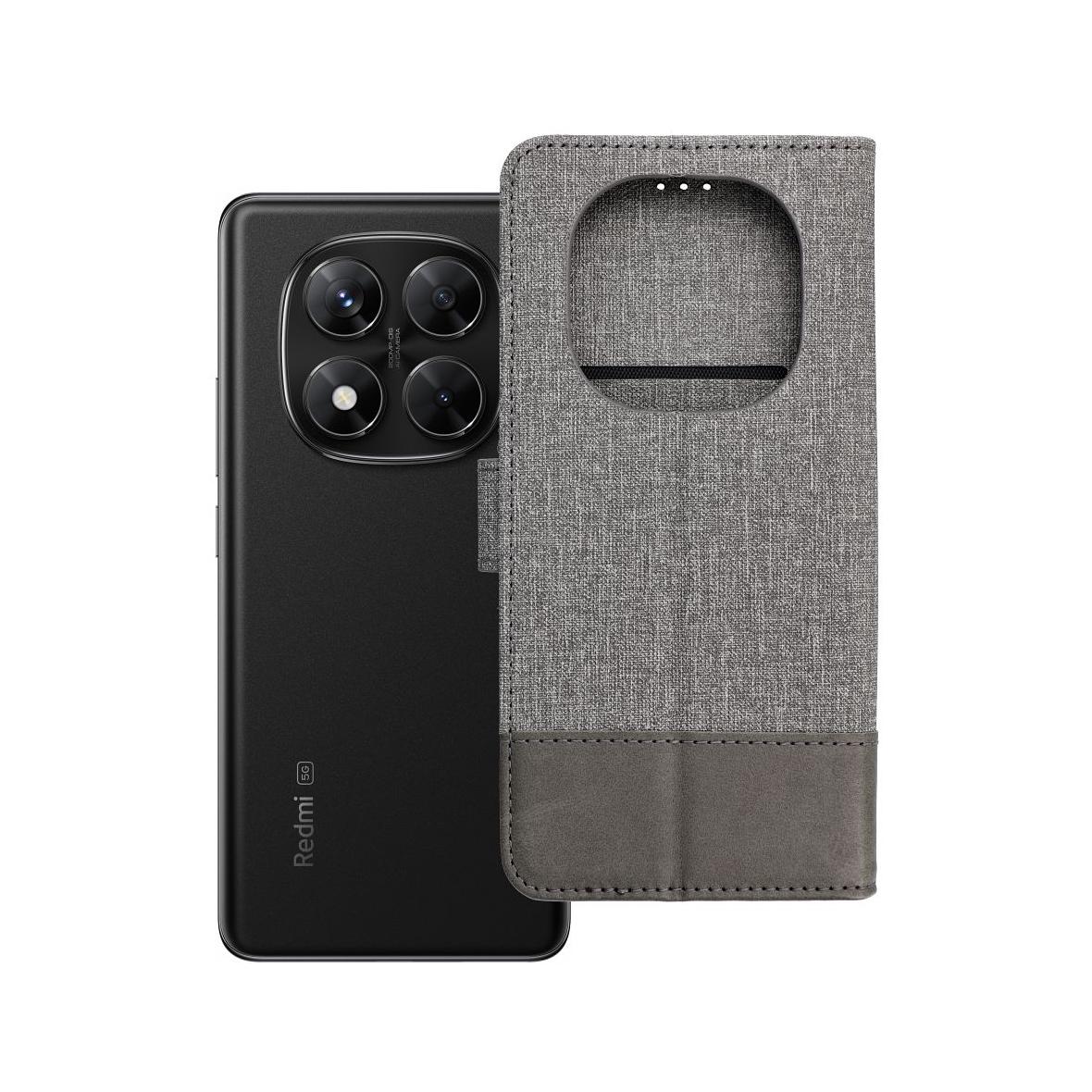 Etui z klapką na Xiaomi Redmi Note 14 PRO 5G / 14 PRO PLUS 5G Gomma Book szare