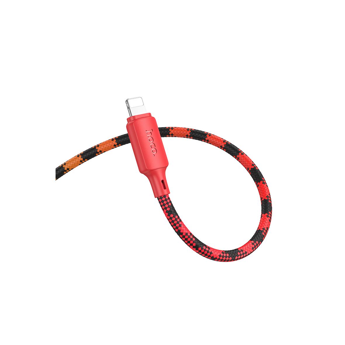 Kabel USB C do Lightning Hoco PD 27W 1 m X116 gradient czerwony