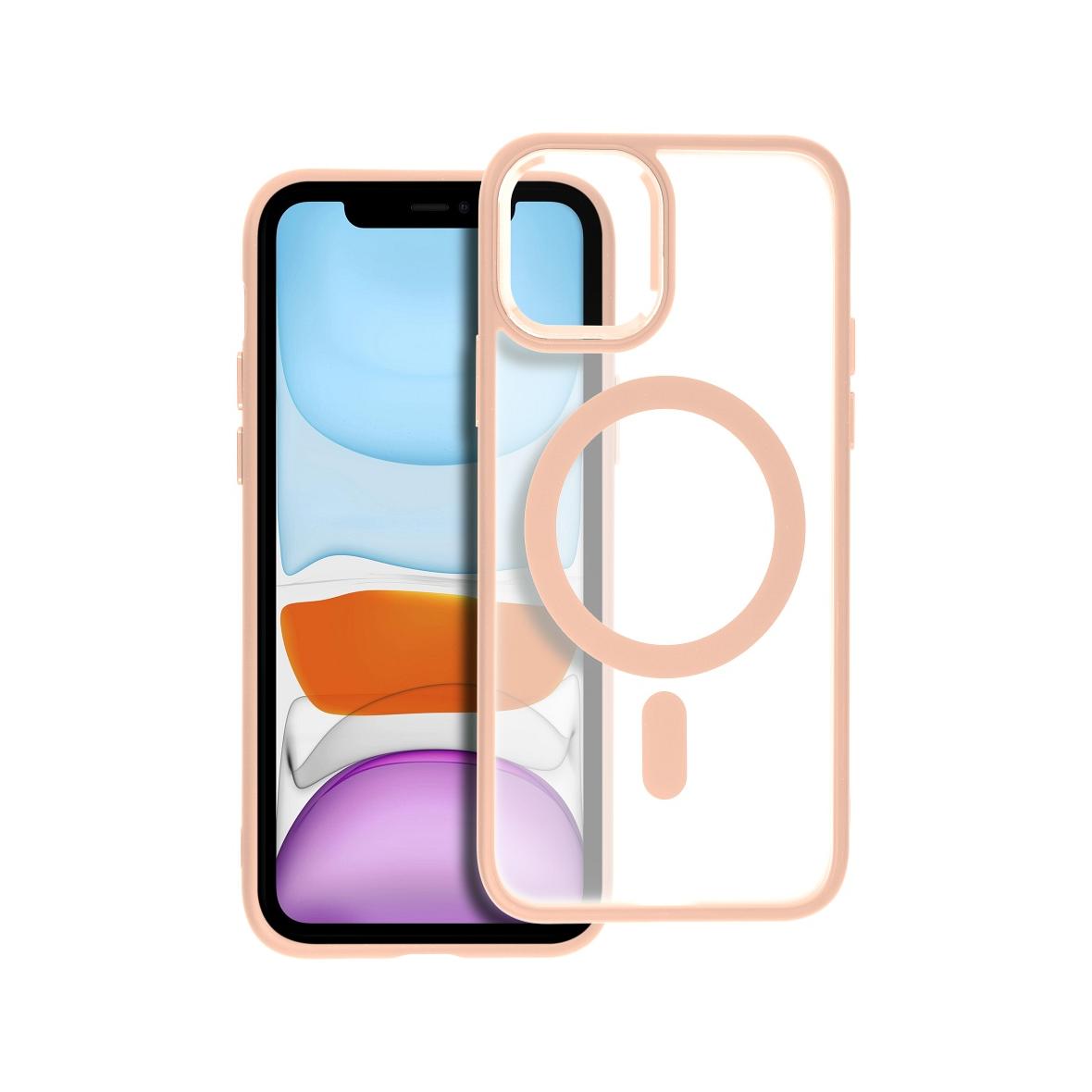 Futerał MATTE MAG COVER kompatybilny z MagSafe do IPHONE 11 Pro różowy