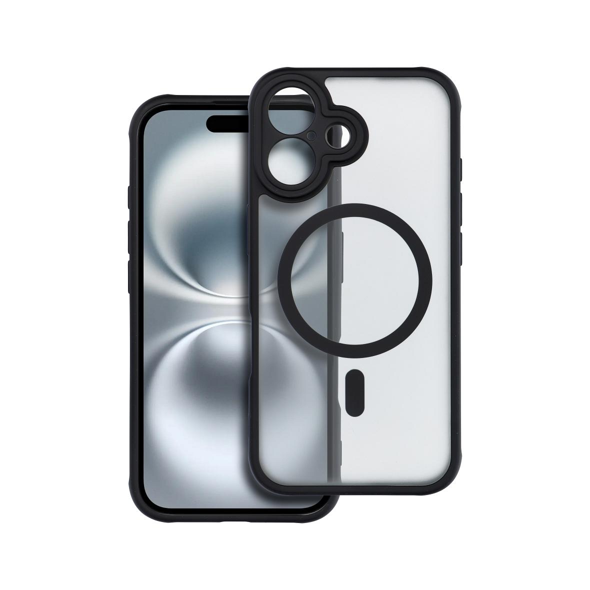 Futerał do iPhone 16 Full Matte Mag Cover zgodny z MagSafe czarny