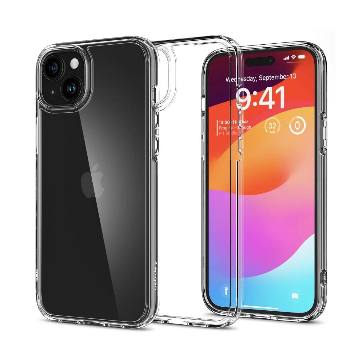 SPIGEN futerał ULTRA HYBRID do IPHONE 15 transparent