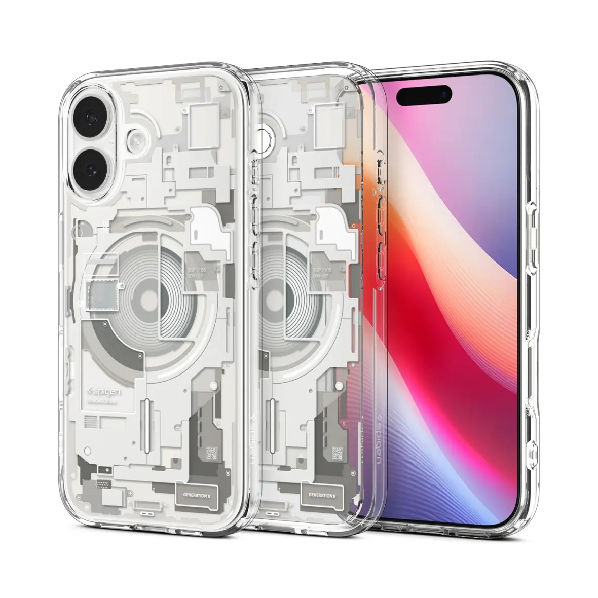 SPIGEN futerał ULTRA HYBRID MAG kompatybilny z MagSafe do IPHONE 17 zero one natural titanium
