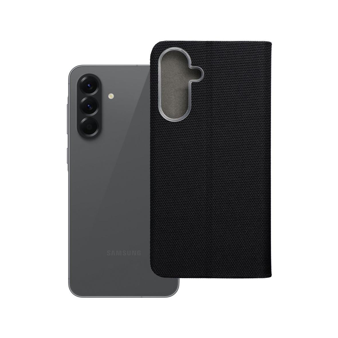 Etui z klapką na Samsung A56 5G Sensitive Book czarne