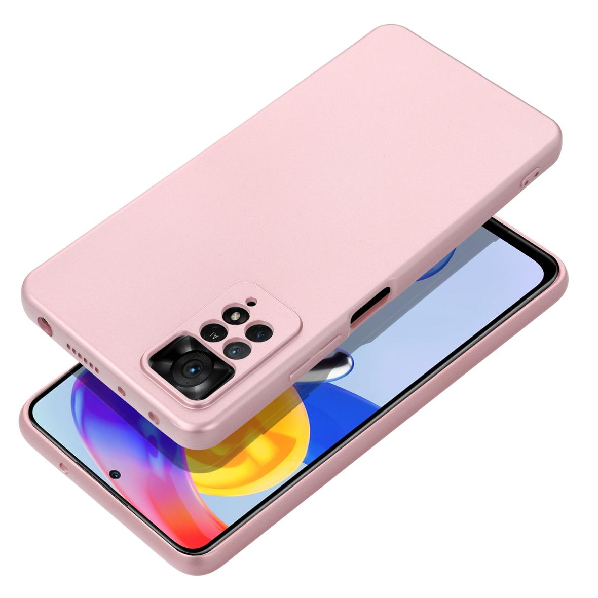 Futerał do Xiaomi Redmi Note 14 PRO 4G Metallic różowy
