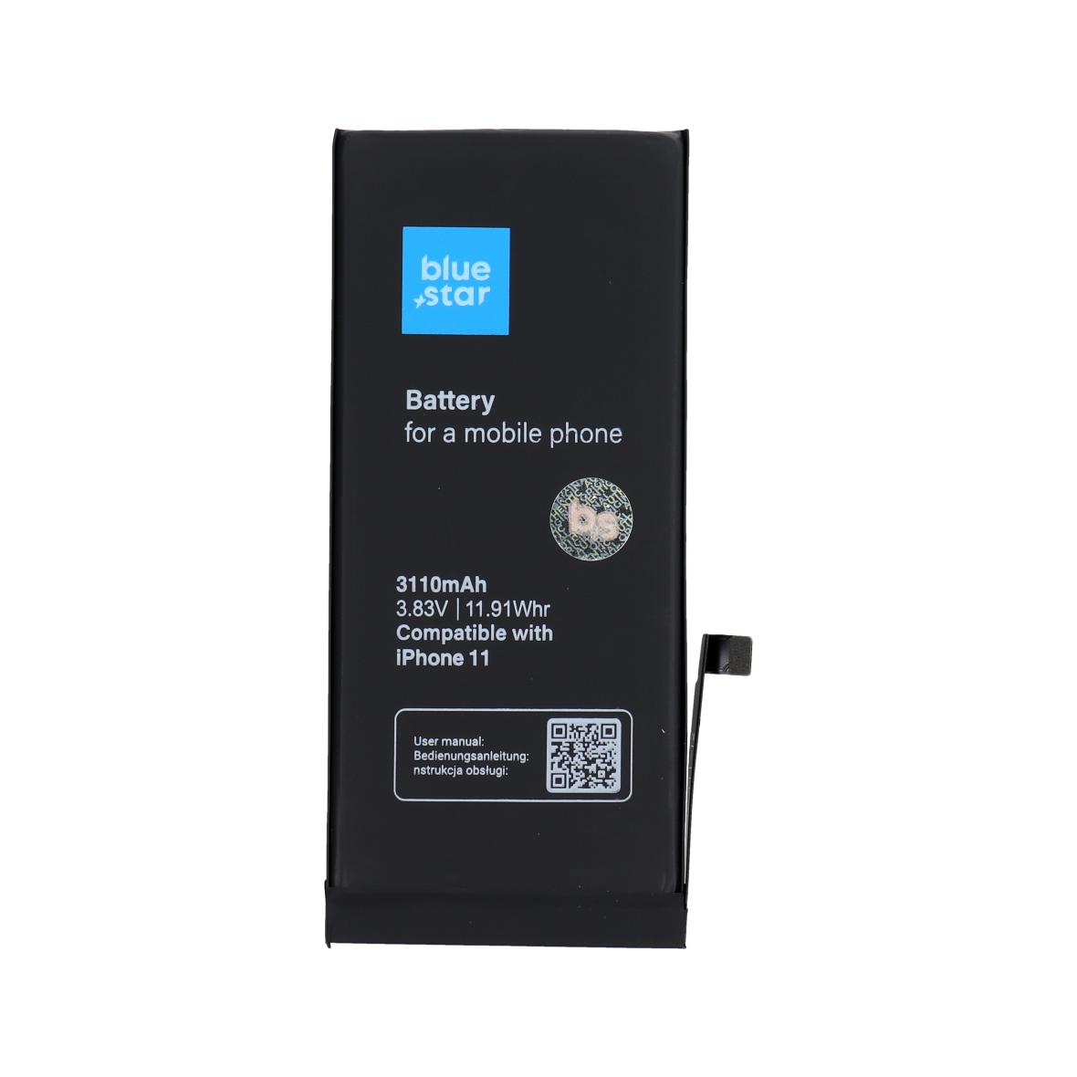 Bateria do iPhone 11 3110 mAh Blue Star HQ