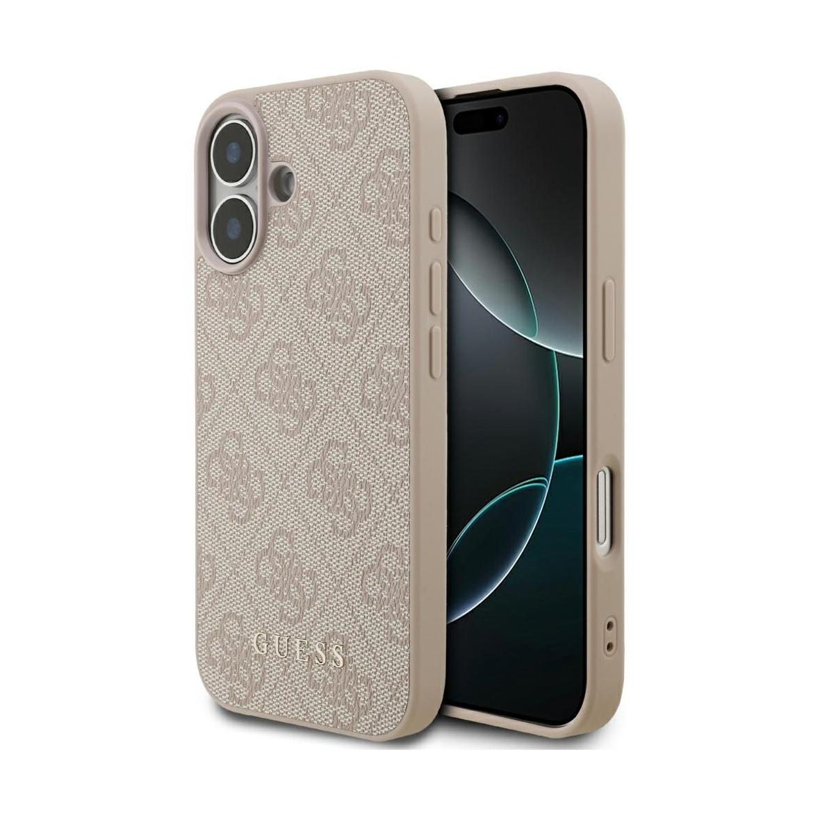 GUESS futerał do IPHONE 17 GUHCP17SG4GFPI (PU 4G Classic) różowy
