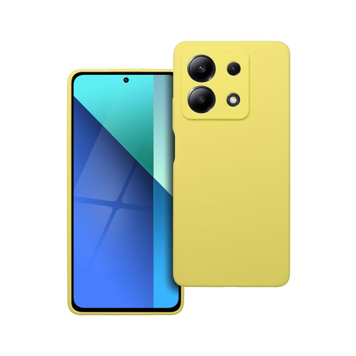Futerał do Xiaomi Redmi Note 13 5G Silicone 2mm żółty
