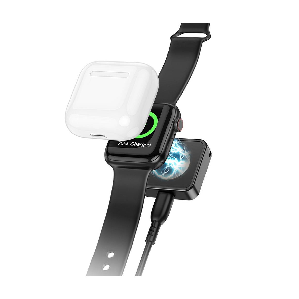 Ładowarka indukcyjna Hoco 2,5W kompatybilna z Apple Watch CW55 czarna