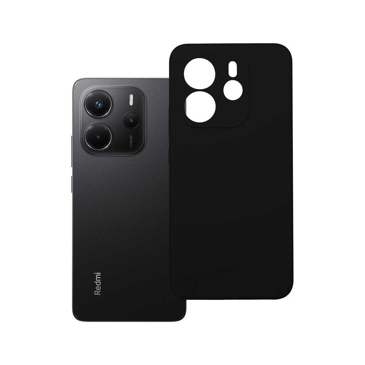 Futerał do Xiaomi Redmi Note 14 4G (GLOBAL - 164,84mm x 78,15mm x 8,16mm) Silicone 2mm czarny