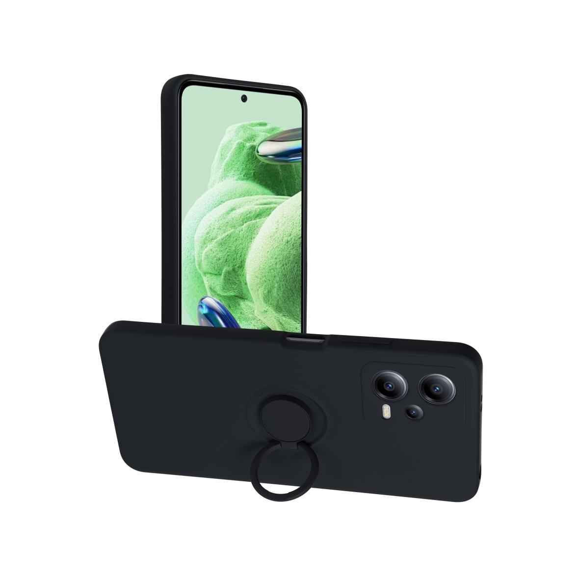 Futerał SILICONE RING do XIAOMI Redmi Note 12 5G czarny