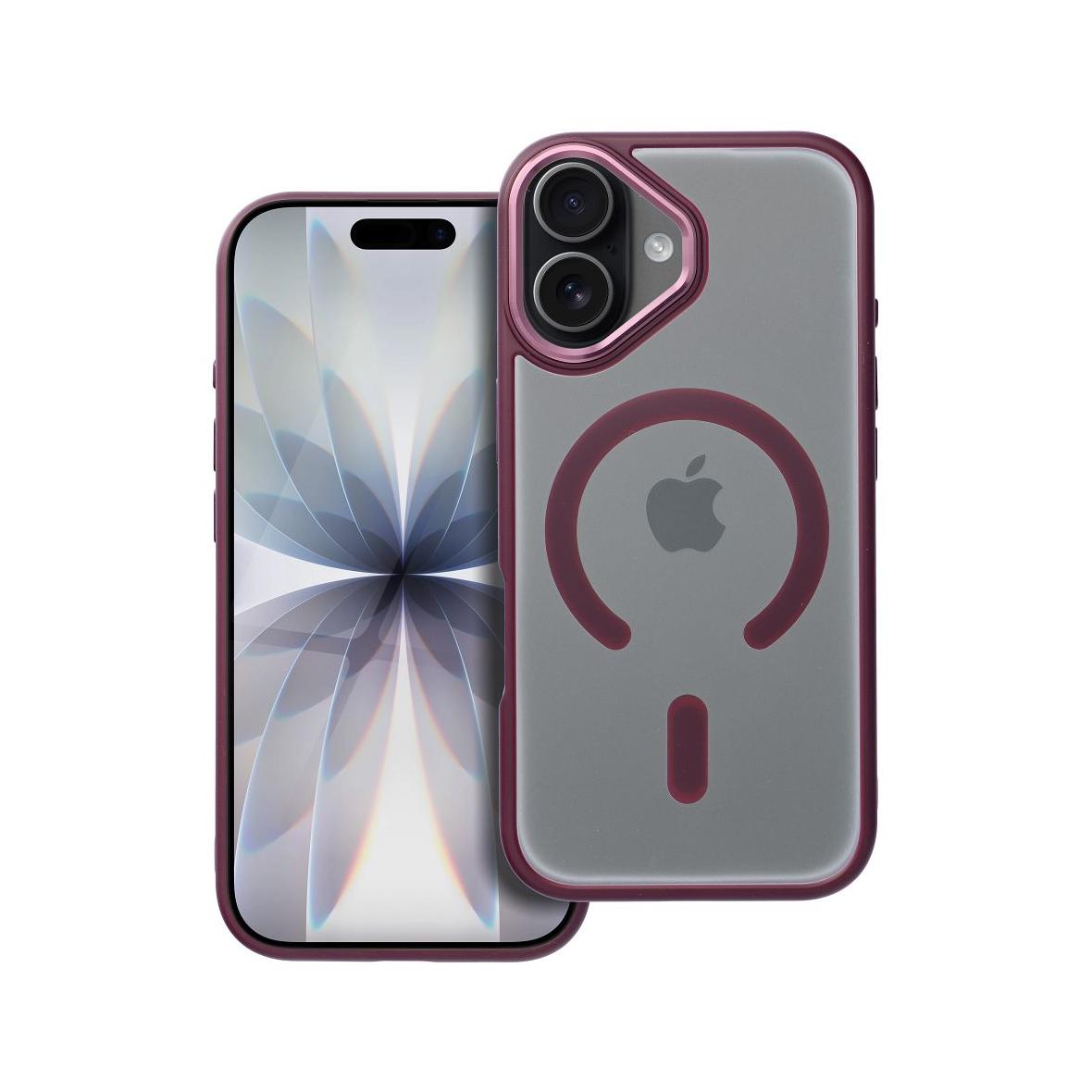 Futerał do iPhone 17 Matte Mag Cover zgodny z MagSafe czerwony