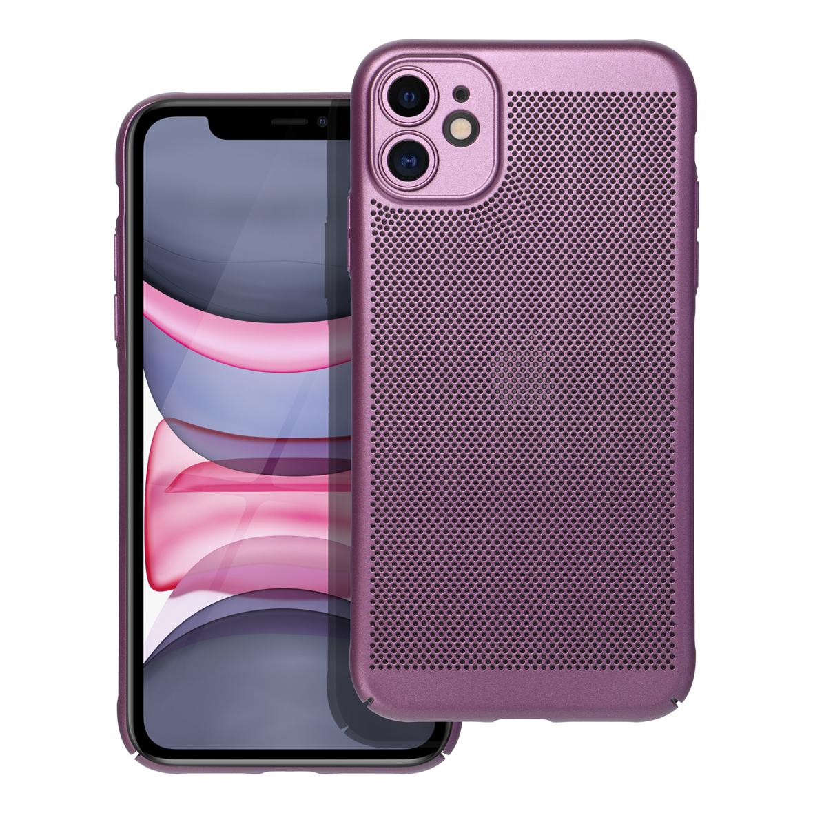 Futerał do iPhone 11 Breezy fioletowy
