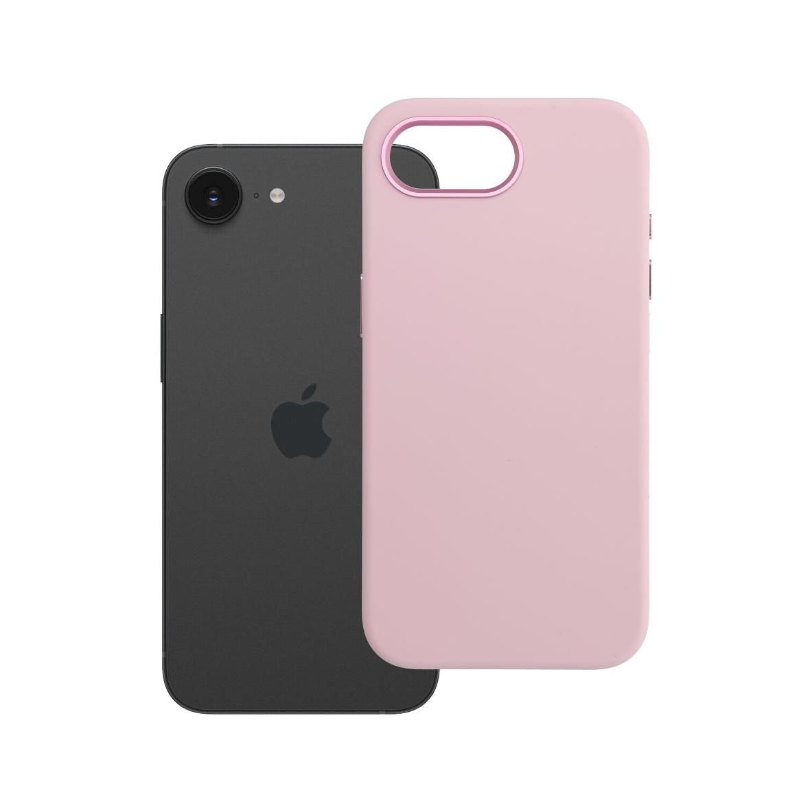 Etui na iPhone 16e (SE4 2025) / 17e Forcell F-Protect Frame Premium zgodny z MagSafe różowy 0INT