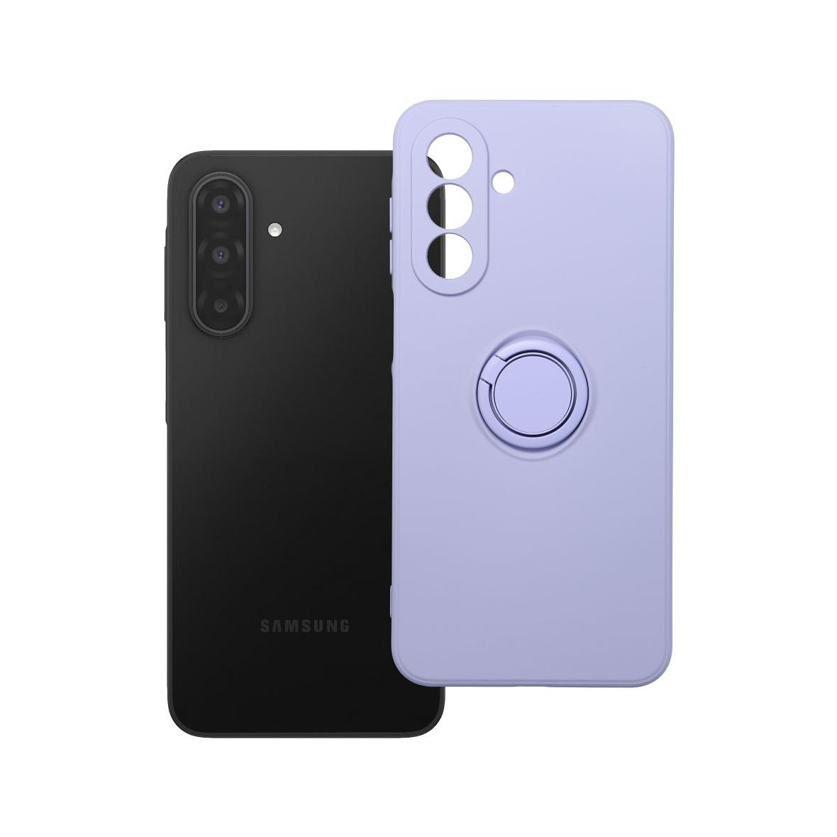 Futerał do Samsung A17 Silicone Ring fioletowy