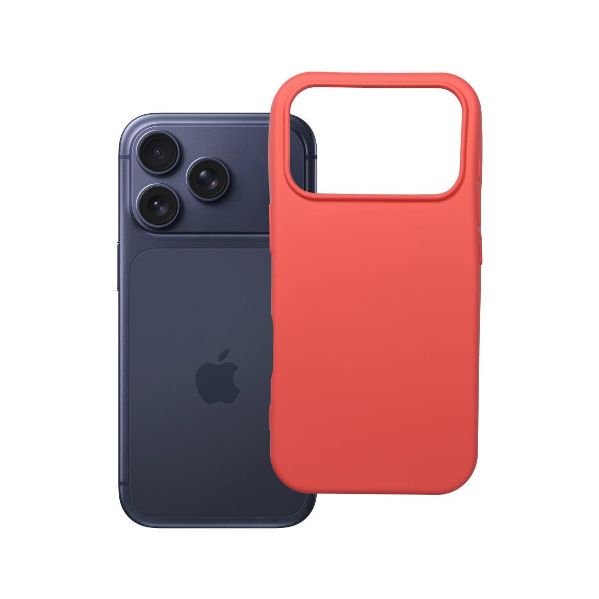 Futerał do iPhone 17 PRO Silicone brzoskwiniowy