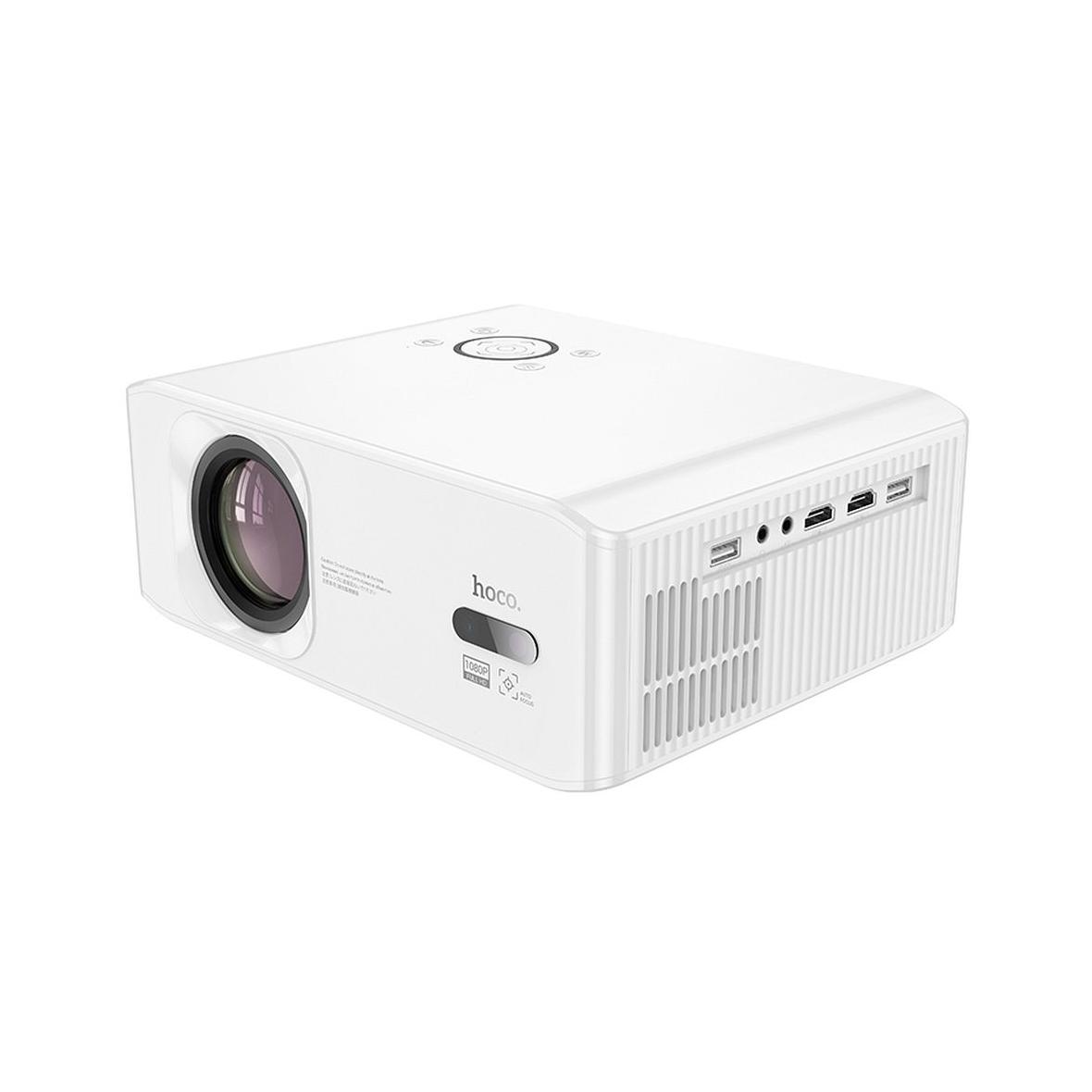 Projektor Full HD Hoco z systemem Android Wi-Fi Bluetooth 1080P DT3 biały