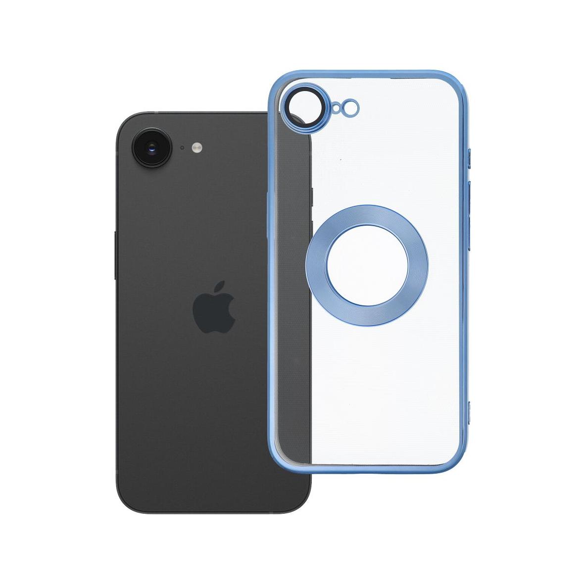 Futerał do iPhone 16e (SE 4 2025) / 17e Glam niebieski