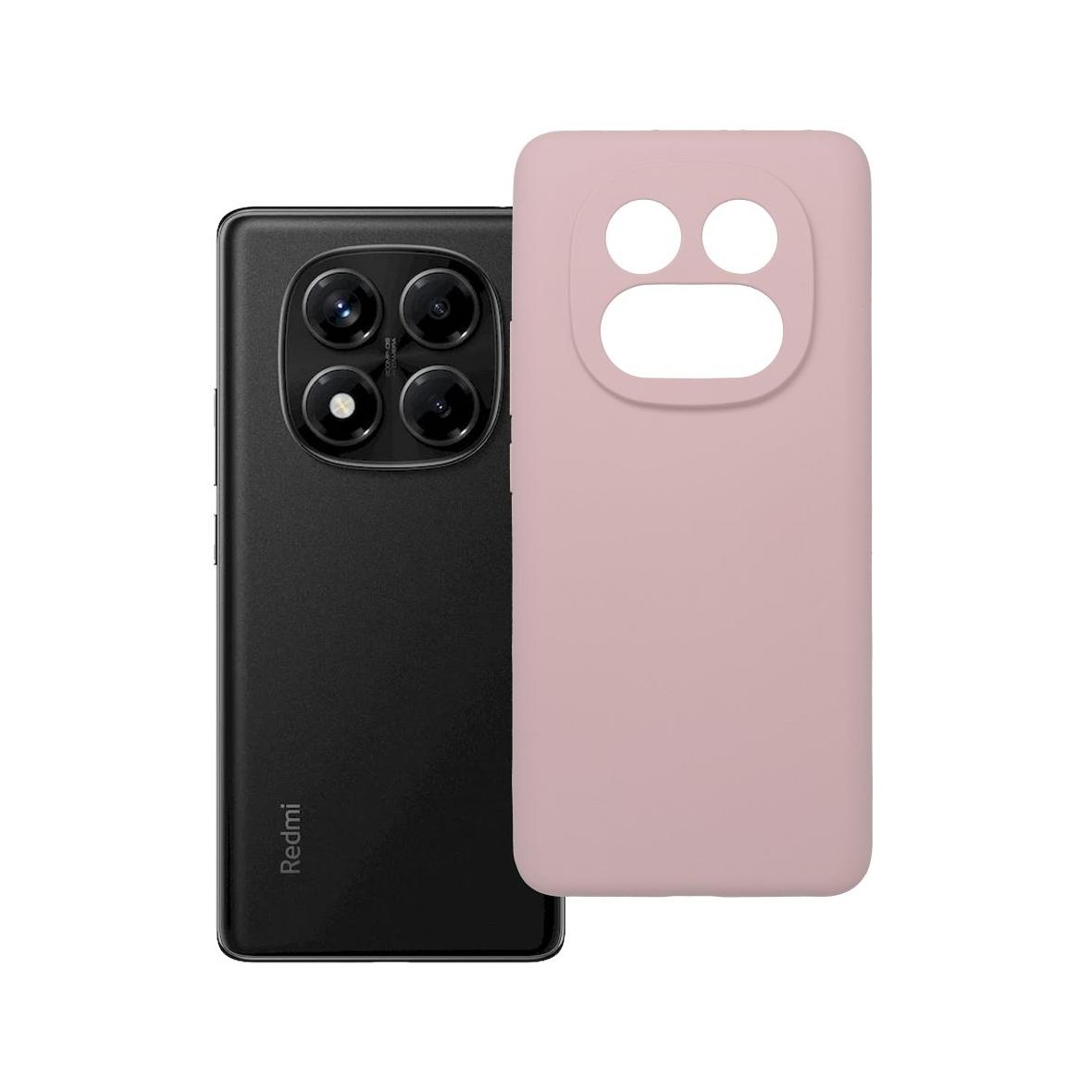Futerał do Xiaomi Redmi Note 14 PRO 4G Silicone 2mm pudrowy róż