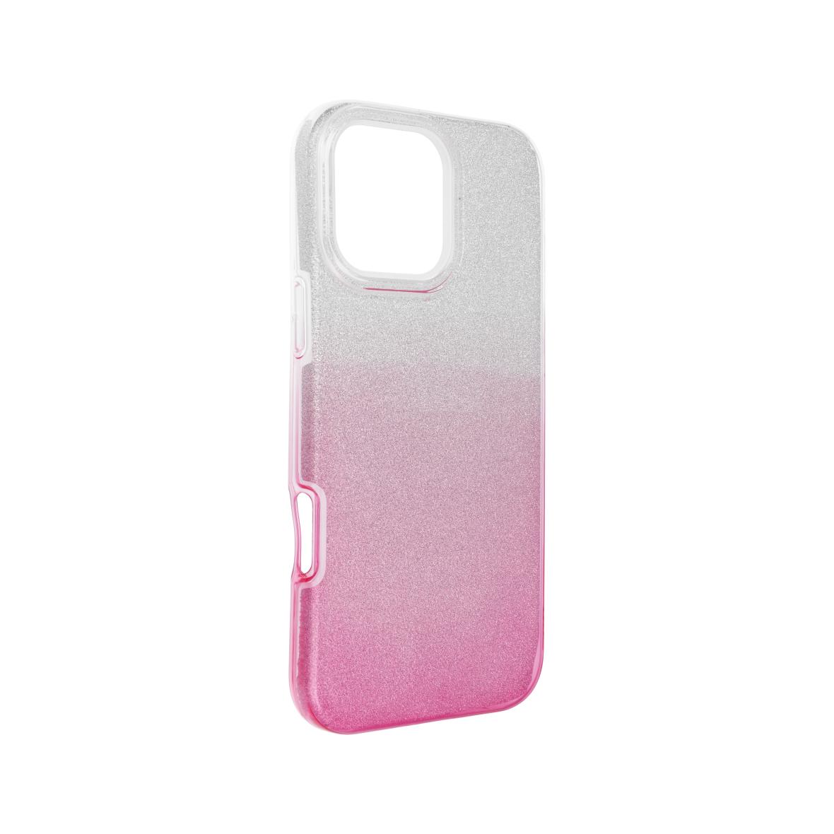 Futerał do iPhone 16 PRO MAX Shining transparentny różowy