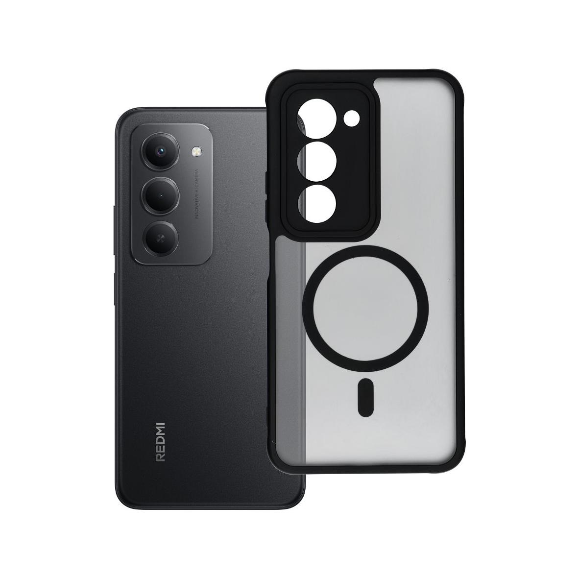 Futerał do Xiaomi Redmi 15 4G / 5G (171,1mm) Full Matte Mag Cover zgodny z MagSafe czarny