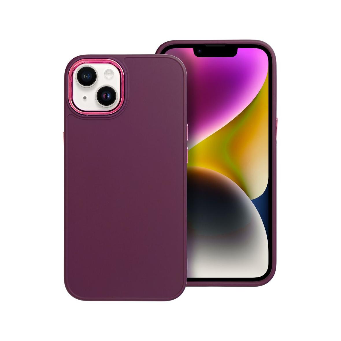 Futerał do iPhone 13 Frame fioletowy
