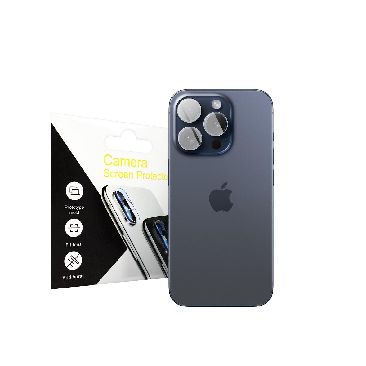 Szkło hartowane Tempered Glass Camera Cover - do iPhone 15 Pro
