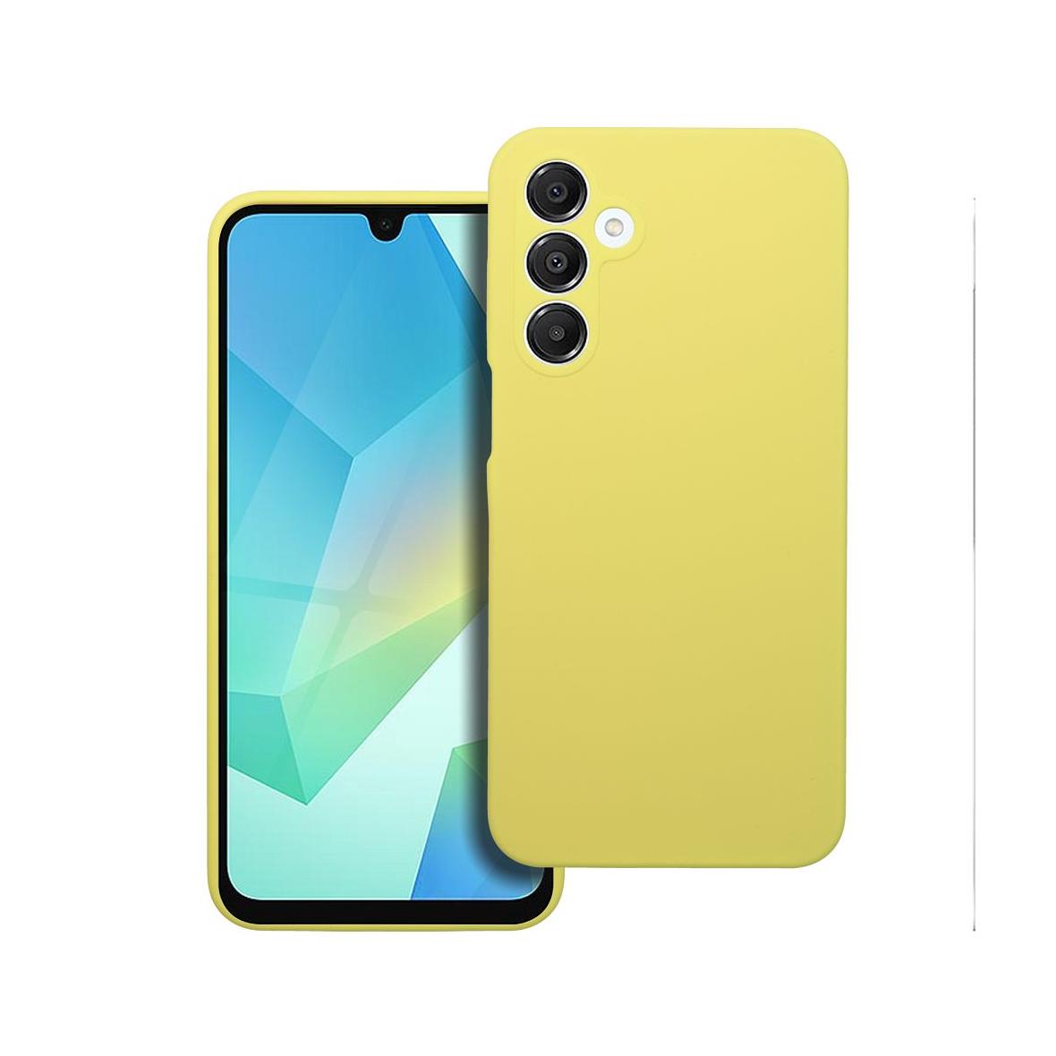 Futerał do Samsung A16 5G / A16 4G Silicone 2mm żółty