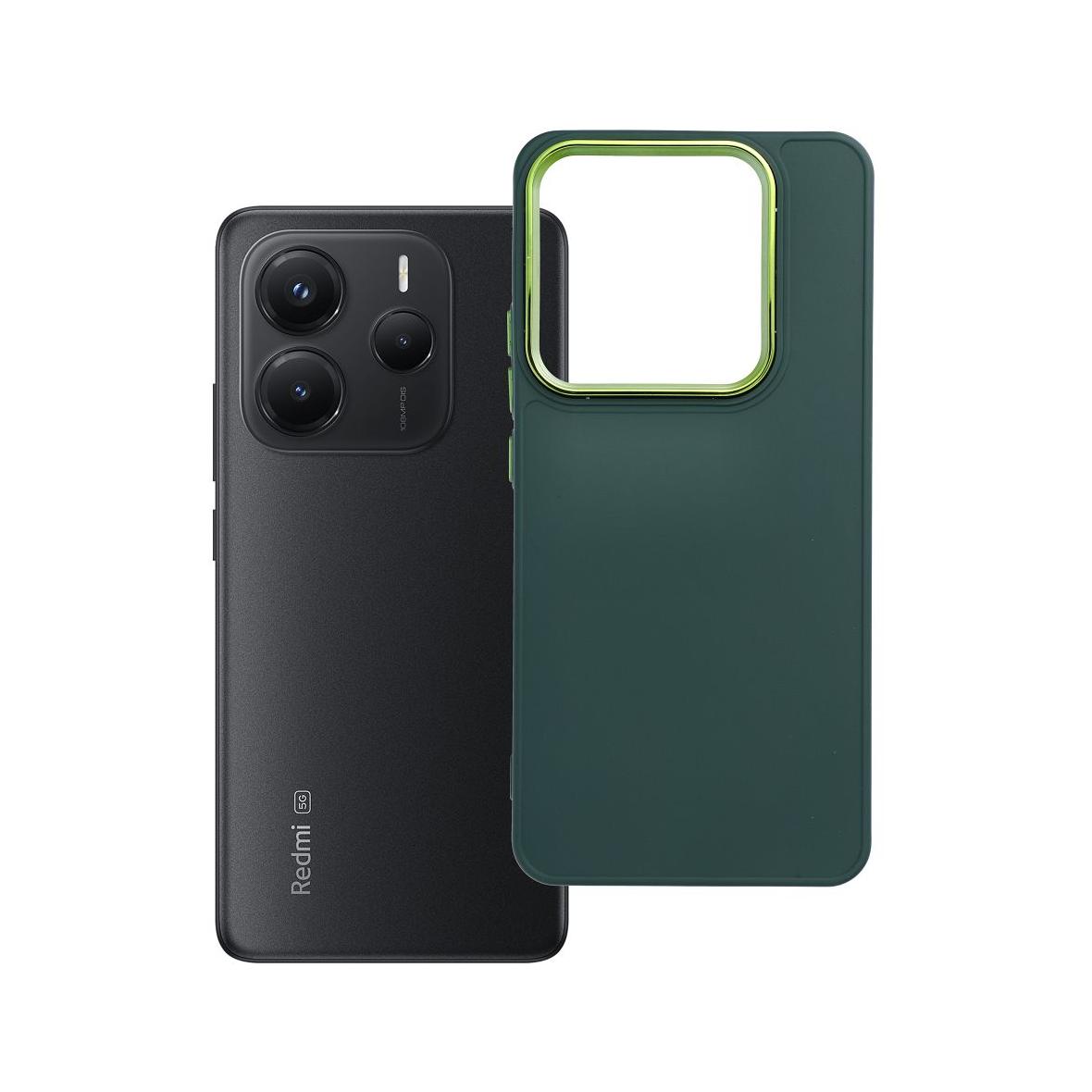 Futerał do Xiaomi Redmi Note 14 5G Frame zielony