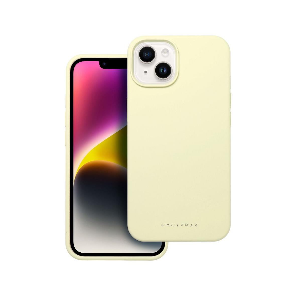 ROAR futerał CLOUD SKIN do IPHONE 14 Jasnożółty