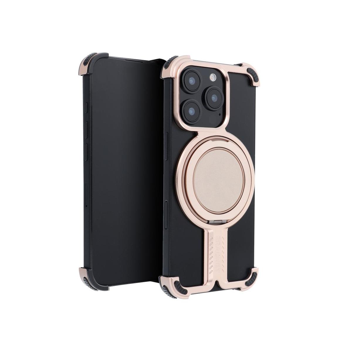Futerał do iPhone 12 / 12 PRO Titanium Bracket pustynny złoty