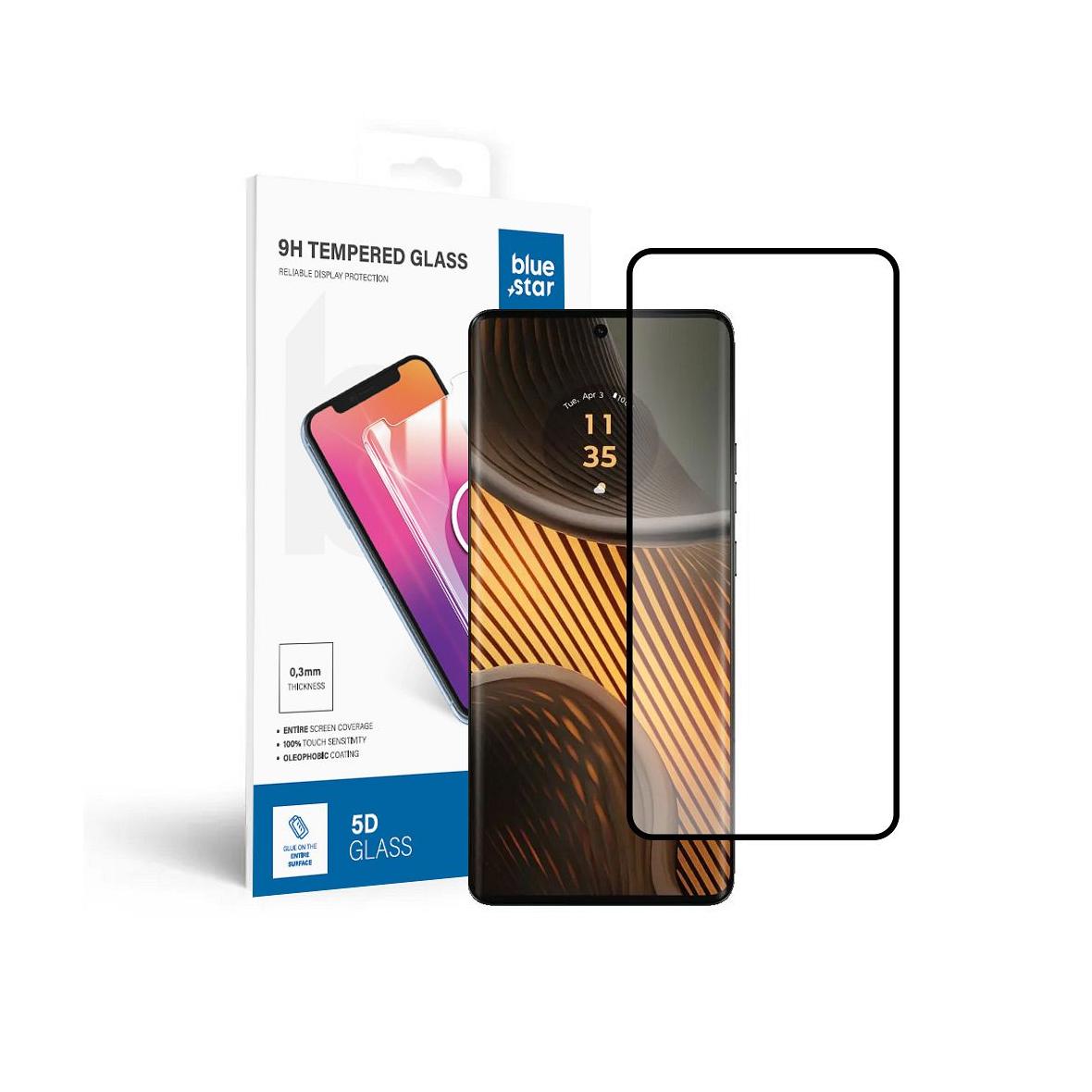 Szkło hartowane do Motorola Edge 50 ULTRA Blue Star 5D czarne