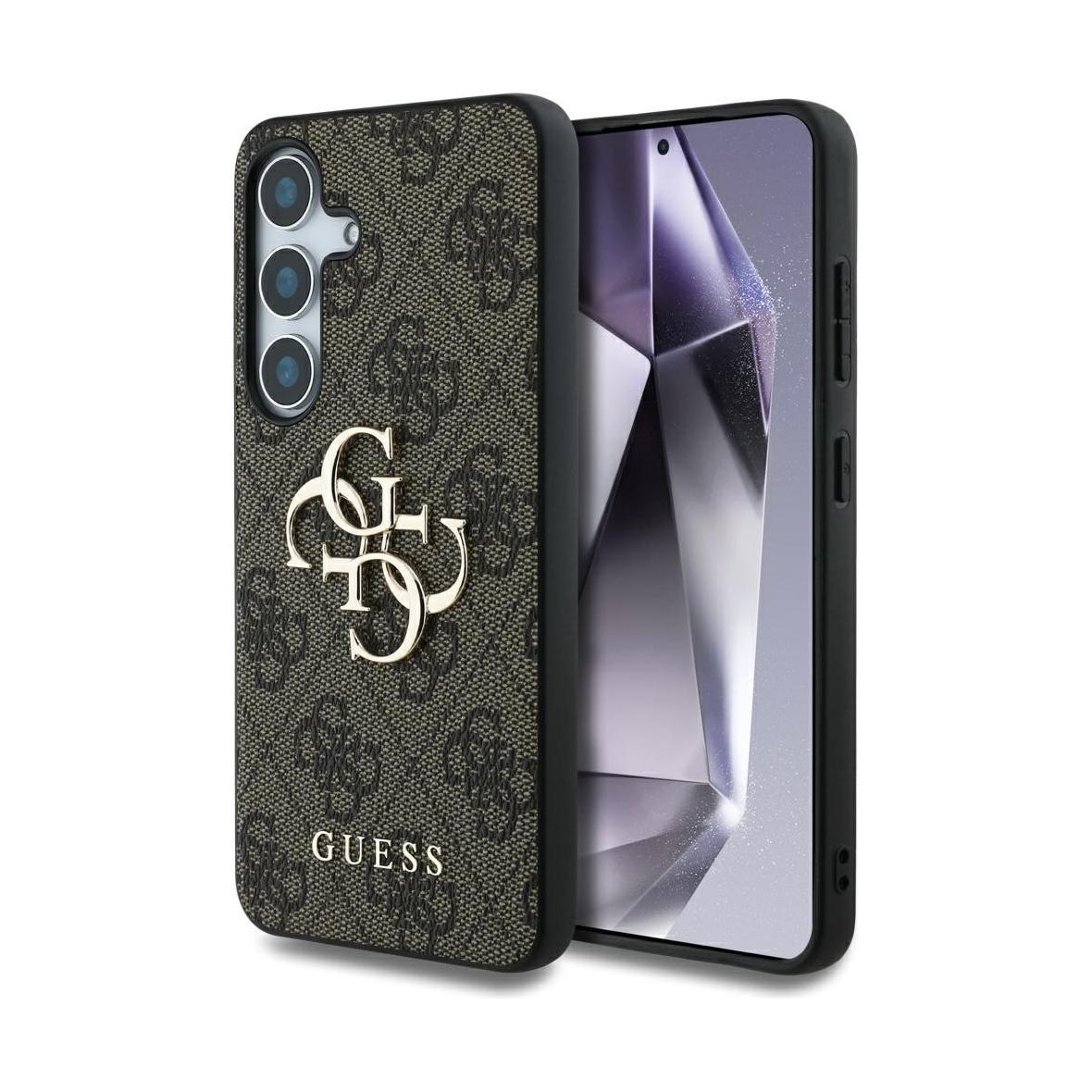 GUESS futerał do SAMSUNG S25 Plus GUHCS25M4GMGBR (4G PU Big Logo) brązowy
