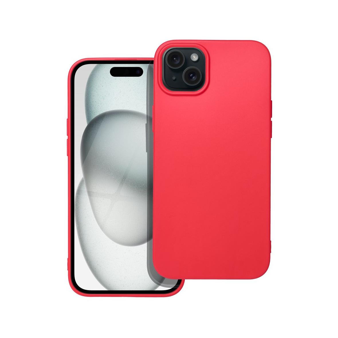Futerał do iPhone 15 PLUS Soft czerwony
