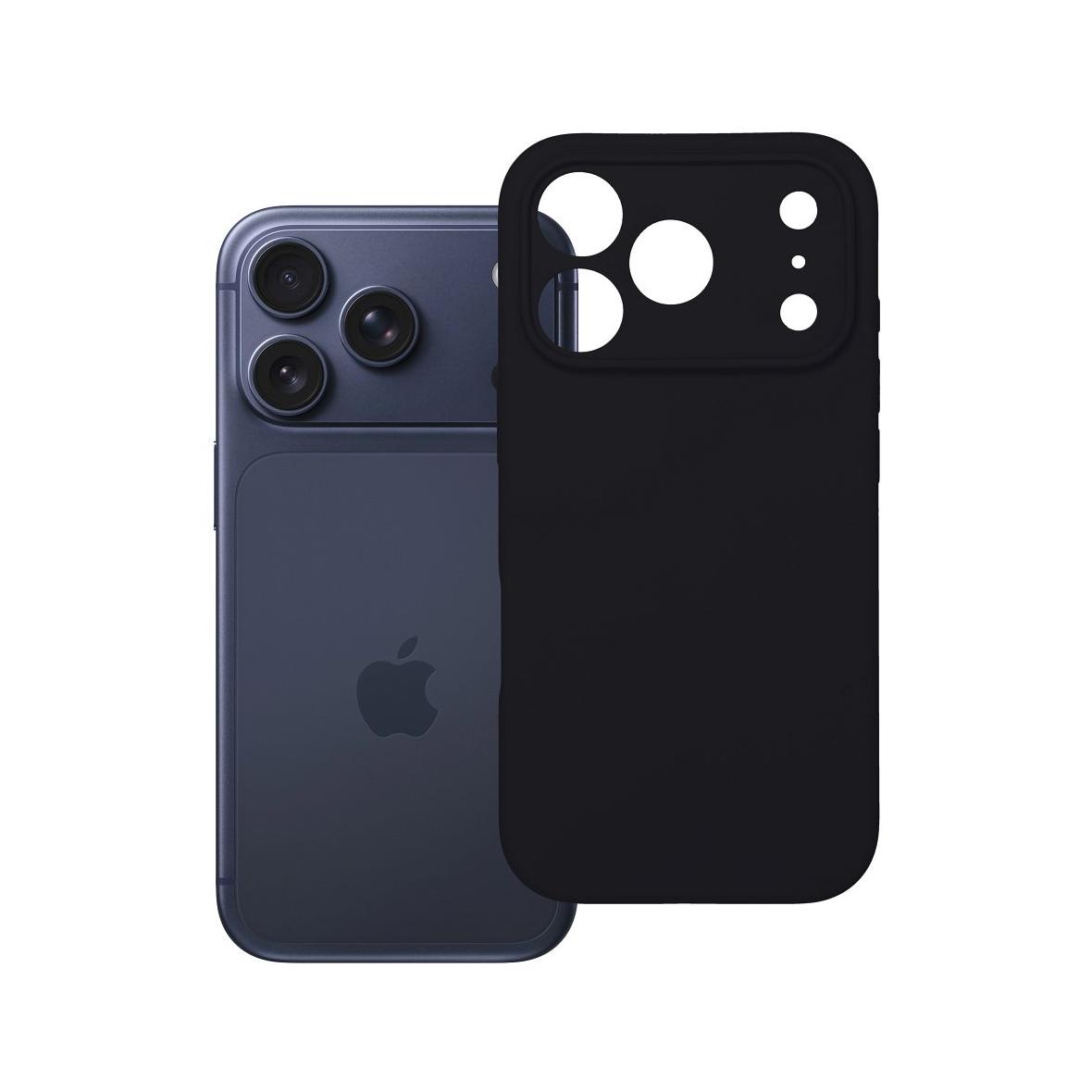 Futerał do iPhone 17 PRO Silicone 2mm czarny
