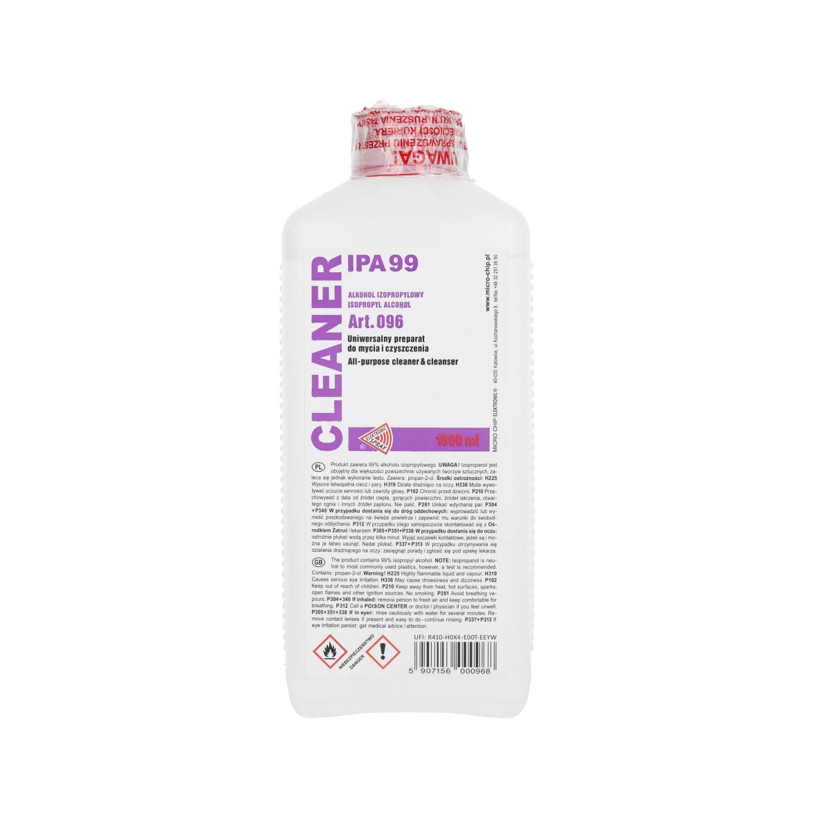 Płyn Cleaner IPA 99 1L Izopropanol