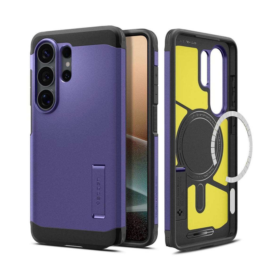 SPIGEN futerał TOUGH ARMOR kompatybilny z MagSafe do SAMSUNG S26 Ultra ash violet