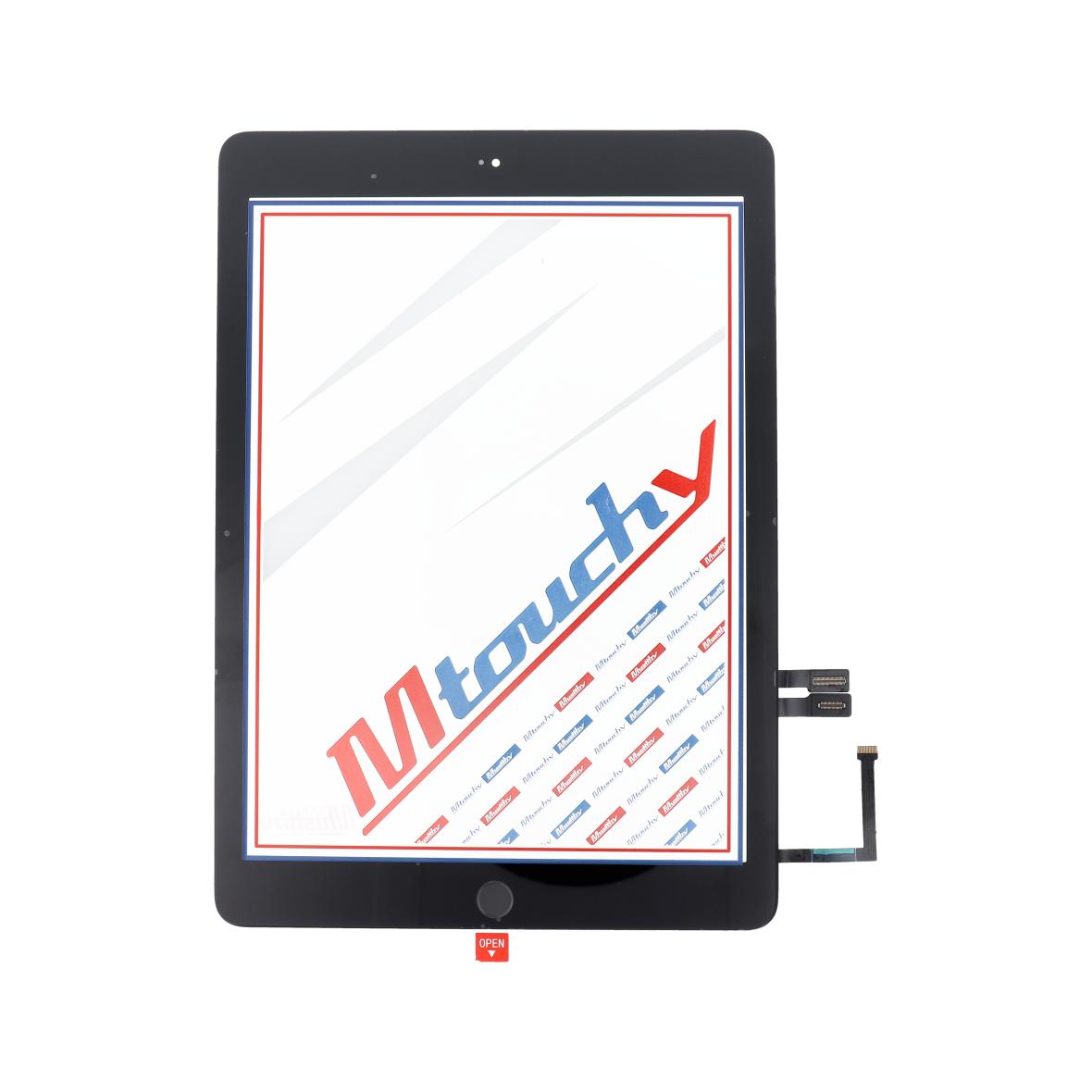 MUSTTBY Ekran dotykowy + taśma klejąca + Home do iPAD 6 (czarny)