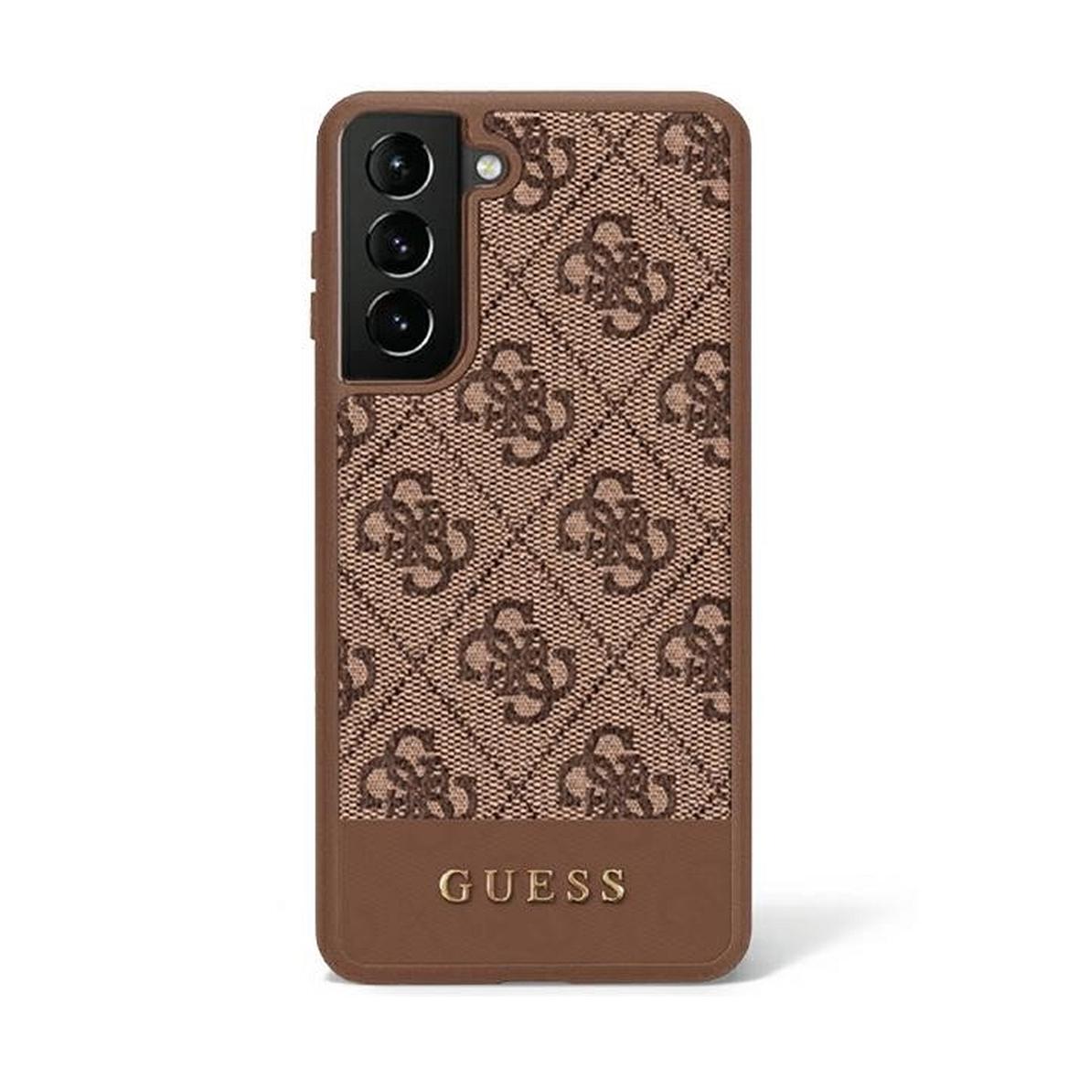 GUESS futerał do SAMSUNG S23 Ultra GUHCS23LG4GLBR (4G Bottom Stripe) brązowy