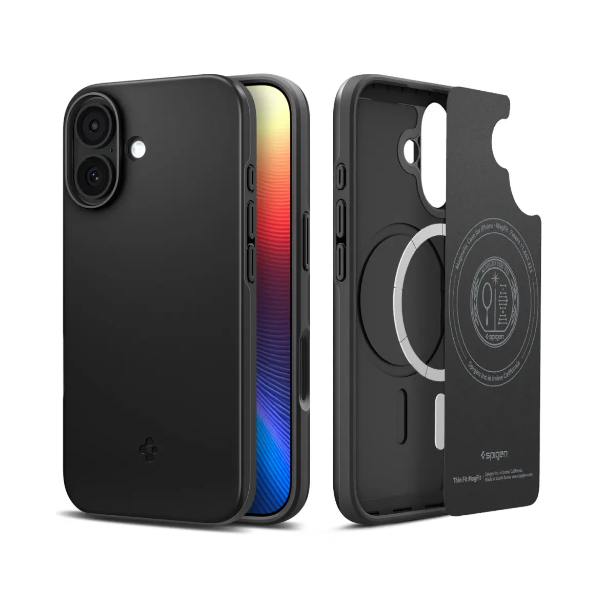 SPIGEN futerał THIN FIT MAG kompatybilny z MagSafe do IPHONE 17 black