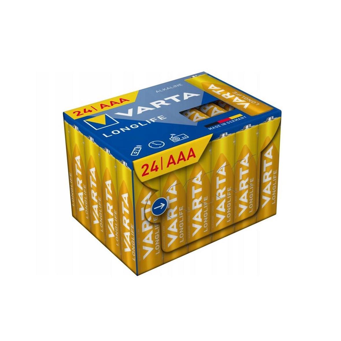 VARTA bateria alkaliczna R3 (AAA) Longlife 24 szt