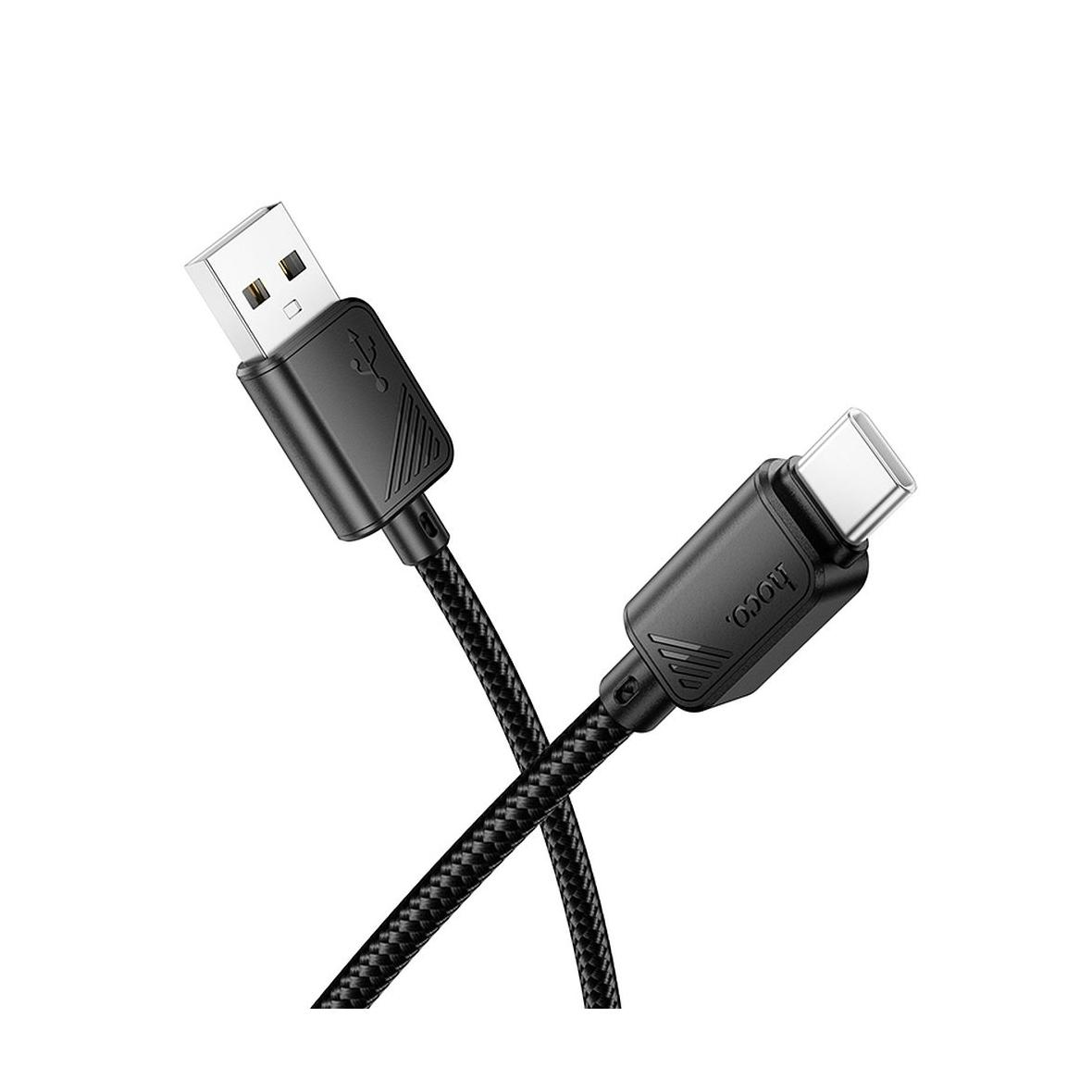 Kabel USB A do USB C Hoco 3A 1 m X113 czarny